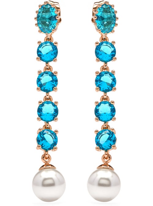 Boucles d'oreilles Luxenter or jaune 18k perles blanches - Mawey - Kiabi Boucles d'oreilles Luxenter or jaune 18k perles blanches - Mawey - Kiabi