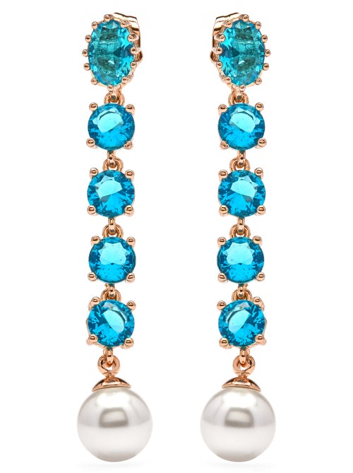 Boucles d'oreilles Luxenter or jaune 18k perles blanches - Mawey - Kiabi Boucles d'oreilles Luxenter or jaune 18k perles blanches - Mawey - Kiabi