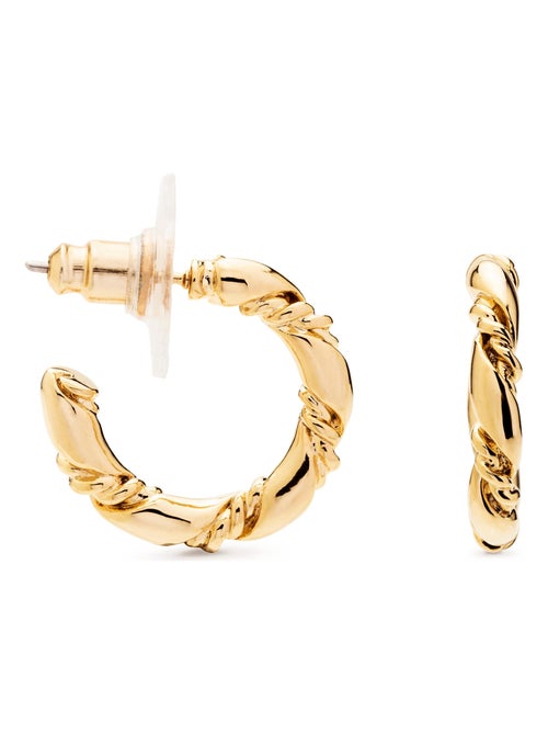 Boucles d'oreilles Luxenter phiaken en or jaune 18 carats - Kiabi