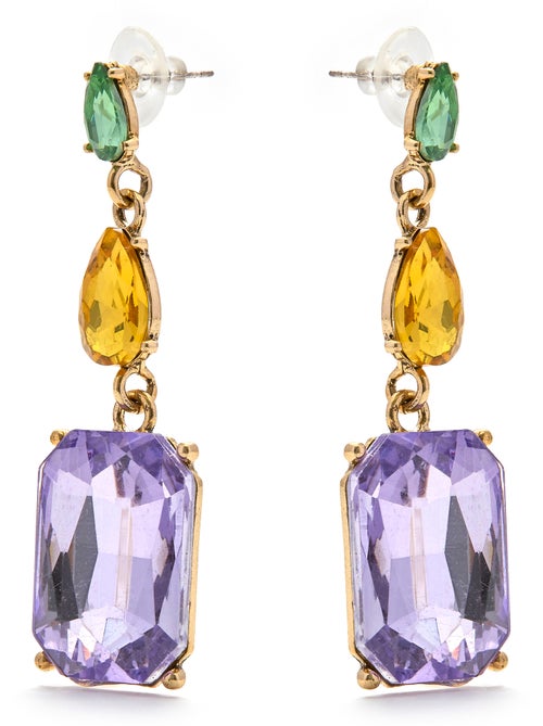 Boucles d'oreilles Luxenter Phiaqua et plaqué or 18k - Kiabi