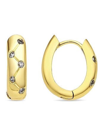 Boucles d'oreilles Luxenter plaqué or 18 carats - Gruk
