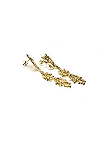 Boucles d'oreilles Luxenter plaqué or 18 carats - Ikuzol