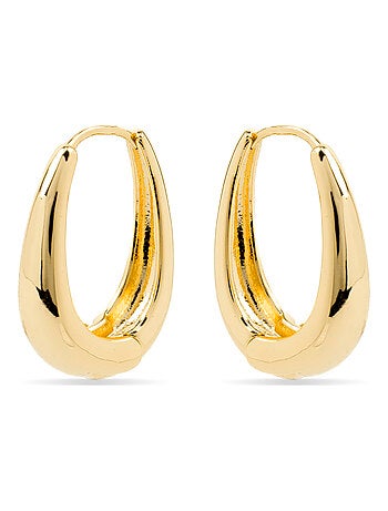 Boucles d'oreilles Luxenter plaqué or 18 carats - Luya