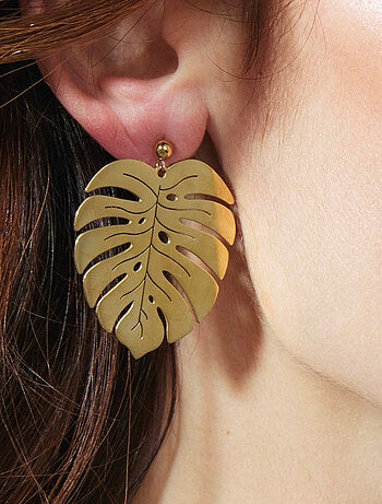 Boucles d'oreilles Luxenter plaqué or 18 carats - Mizay