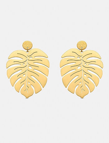 Boucles d'oreilles Luxenter plaqué or 18 carats - Mizay