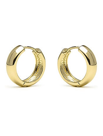 Boucles d'oreilles Luxenter plaqué or jaune 18 carats - Apruk