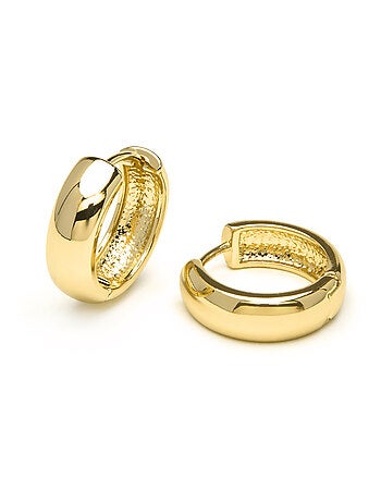 Boucles d'oreilles Luxenter plaqué or jaune 18 carats - Apruk