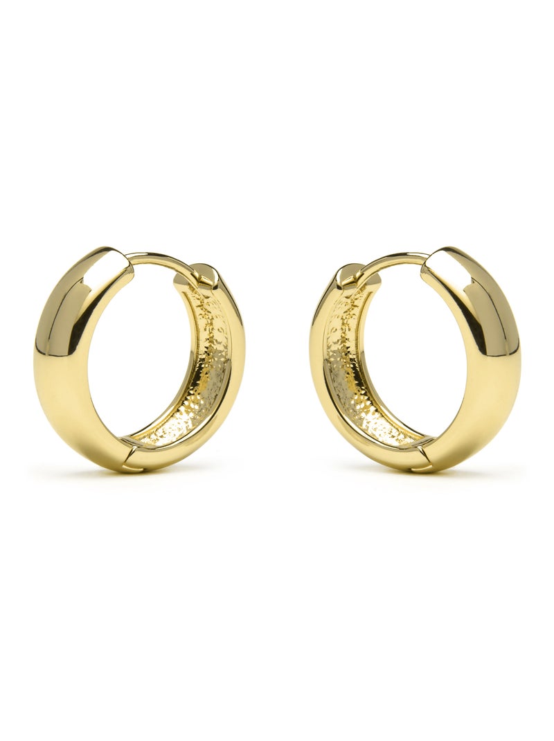 Boucles d'oreilles Luxenter plaqué or jaune 18 carats - Apruk Doré - Kiabi