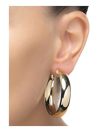 Boucles d'oreilles Luxenter plaqué or jaune 18 carats - Hewry