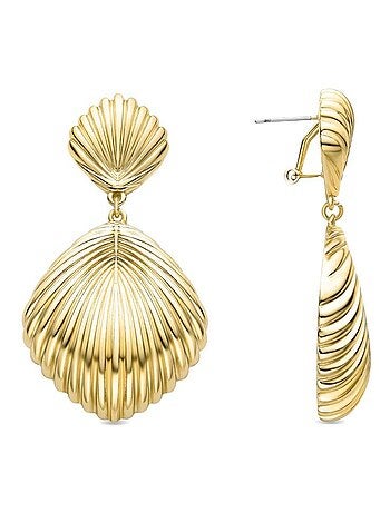 Boucles d'oreilles Luxenter plaqué or jaune 18 carats - Kaizal