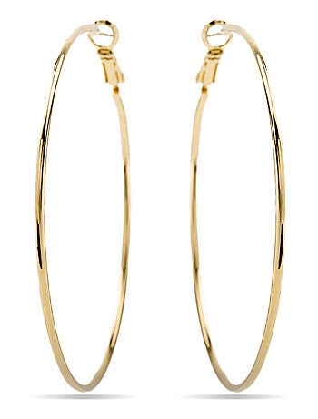 Boucles d'oreilles Luxenter plaqué or jaune 18 carats - Kelxo