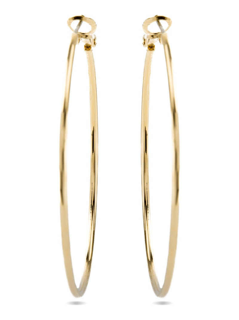 Boucles d'oreilles Luxenter plaqué or jaune 18 carats - Kelxo Doré - Kiabi