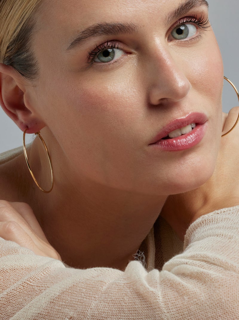 Boucles d'oreilles Luxenter plaqué or jaune 18 carats - Kelxo Doré - Kiabi