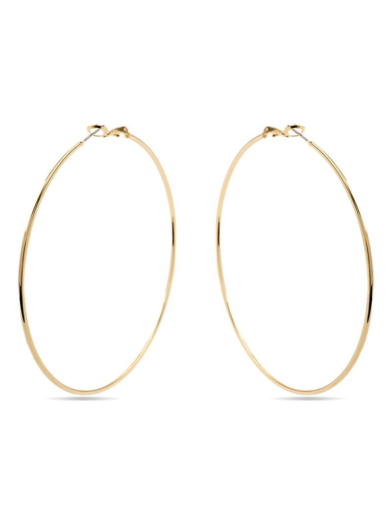 Boucles d'oreilles Luxenter plaqué or jaune 18 carats - Kelxo Doré - Kiabi