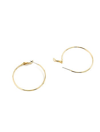 Boucles d'oreilles Luxenter plaqué or jaune 18 carats - Kelxo