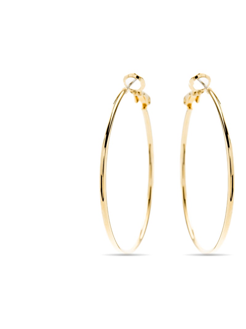 Boucles d'oreilles Luxenter plaqué or jaune 18 carats - Kelxo Doré - Kiabi