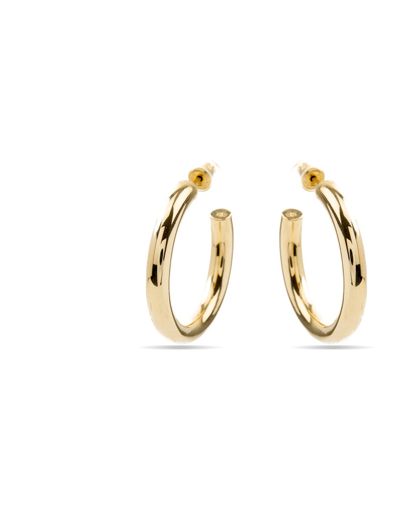 Boucles d'oreilles Luxenter plaqué or jaune 18 carats - Maret Doré - Kiabi