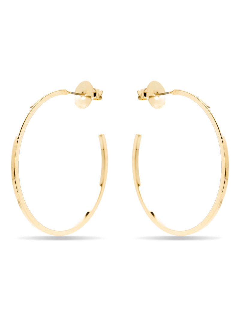 Boucles d'oreilles Luxenter plaqué or jaune 18 carats - Nemar Doré - Kiabi