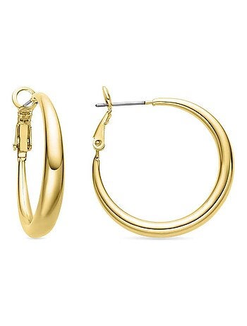 Boucles d'oreilles Luxenter plaqué or jaune 18 carats - Qupa