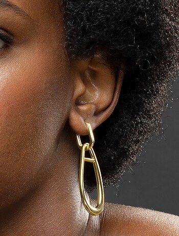 Boucles d'oreilles Luxenter plaqué or jaune 18 carats - Salsah