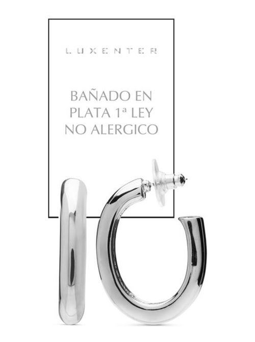 Boucles d'oreilles Luxenter plaquées rhodium - Hewcar - Kiabi