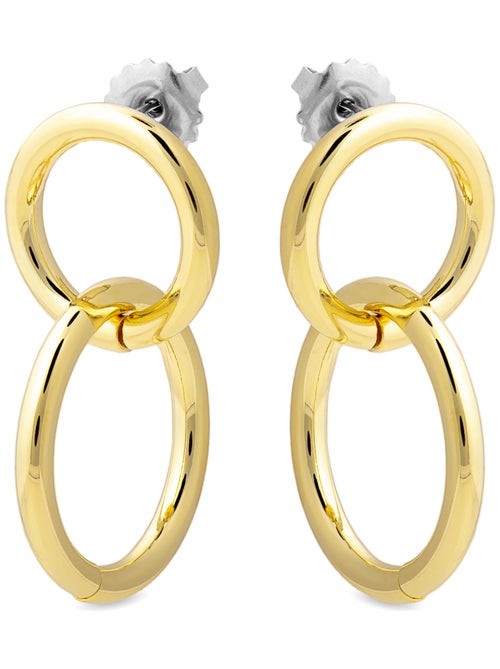 Boucles d'oreilles Luxenter Rada en or jaune 18 carats - Kiabi