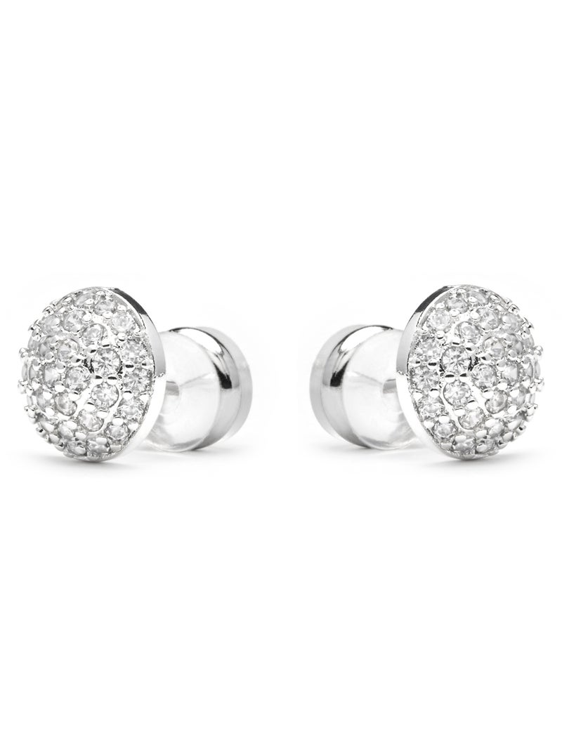 Boucles d'oreilles Luxenter Ramir en argent Blanc - Kiabi