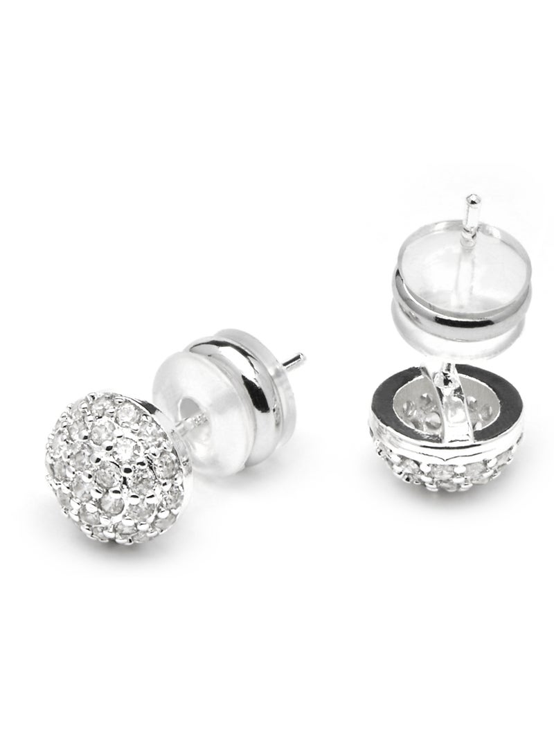 Boucles d'oreilles Luxenter Ramir en argent Blanc - Kiabi