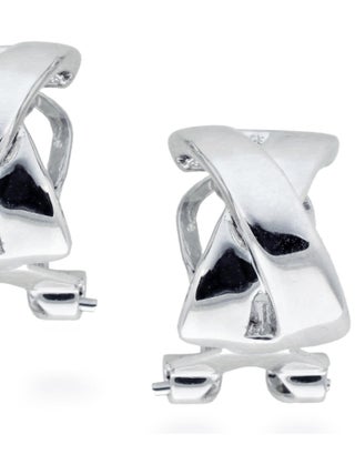 Boucles d'oreilles Luxenter Reina rhodiées