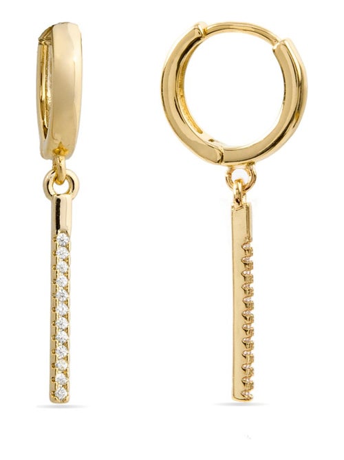 Boucles d'oreilles Luxenter Remin en or 18 carats - Kiabi