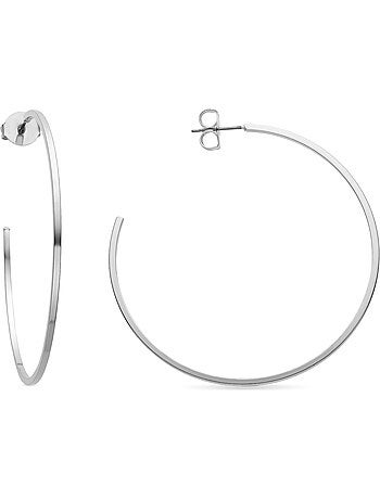 Boucles d'oreilles Luxenter rhodiées - Adron