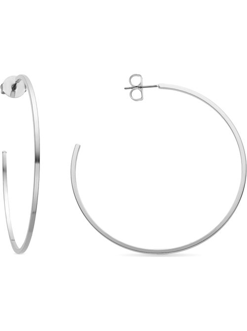 Boucles d'oreilles Luxenter rhodiées - Adron - Kiabi