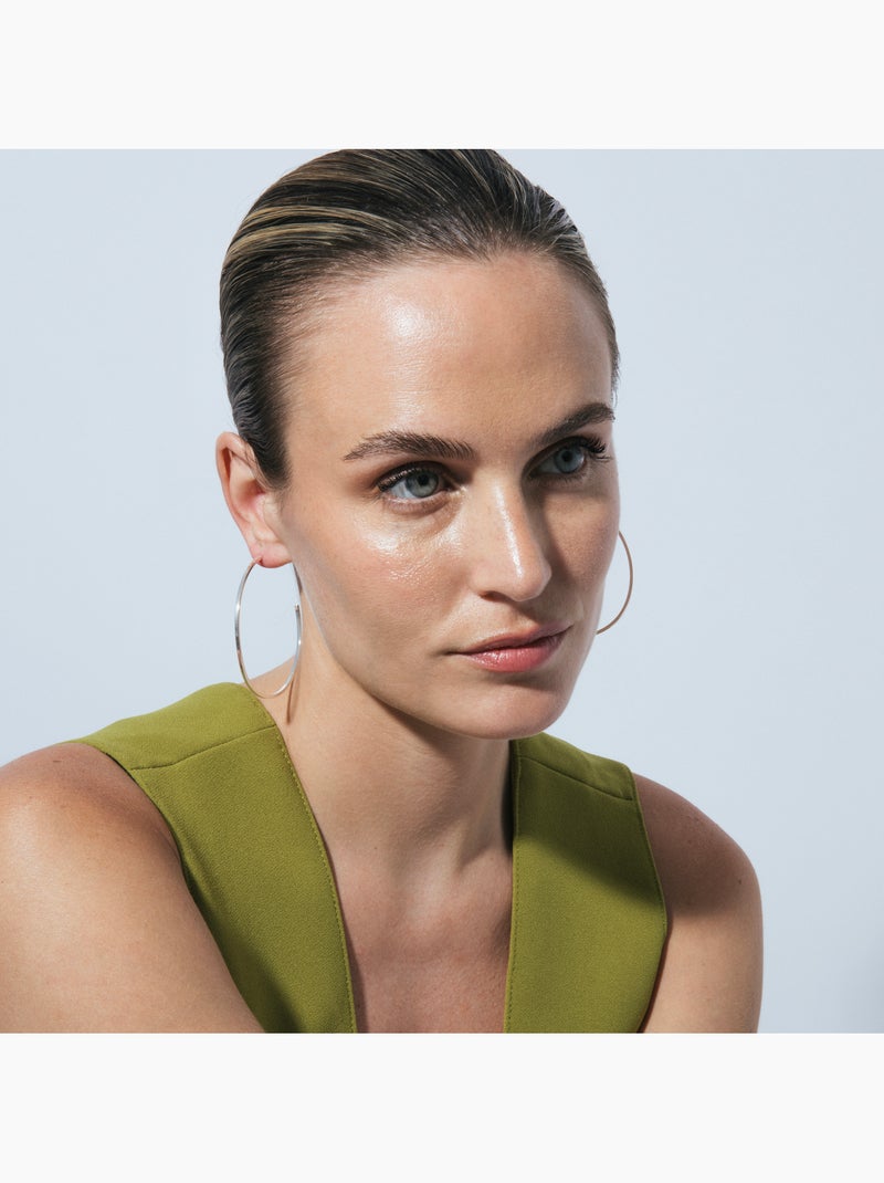 Boucles d'oreilles Luxenter rhodiées - Adron Gris - Kiabi