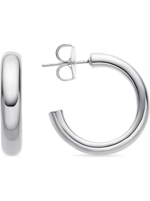 Boucles d'oreilles Luxenter rhodiées - Difie - Kiabi