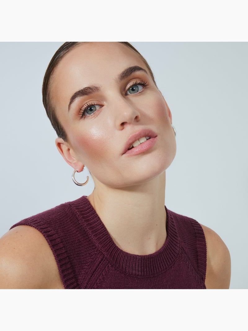 Boucles d'oreilles Luxenter rhodiées - Difie Gris - Kiabi