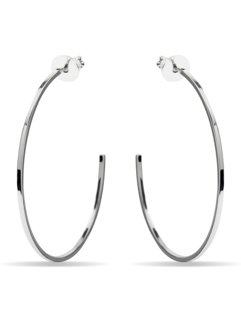 Boucles d'oreilles Luxenter rhodiées - Erkang Argent - Kiabi