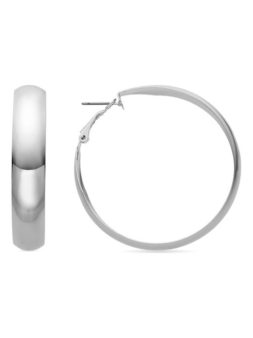 Boucles d'oreilles Luxenter rhodiées - Hewry - Kiabi