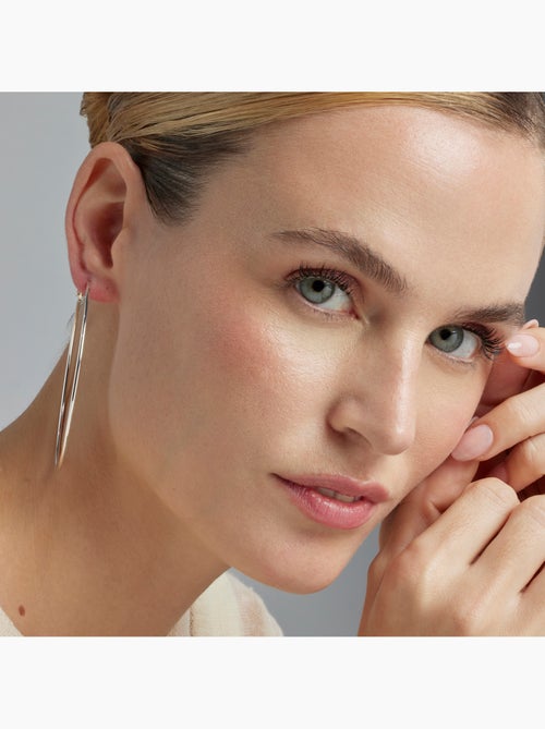 Boucles d'oreilles Luxenter rhodiées - Kelxo - Kiabi