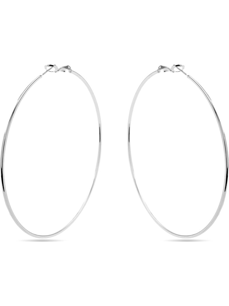 Boucles d'oreilles Luxenter rhodiées - Kelxo Argent - Kiabi