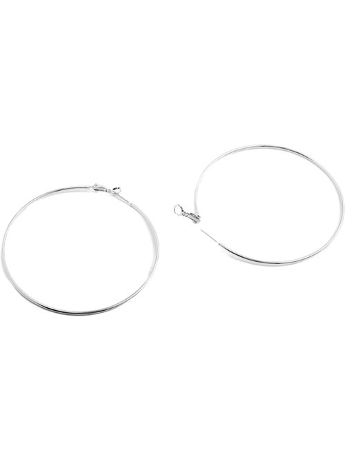 Boucles d'oreilles Luxenter rhodiées - Kelxo - Kiabi