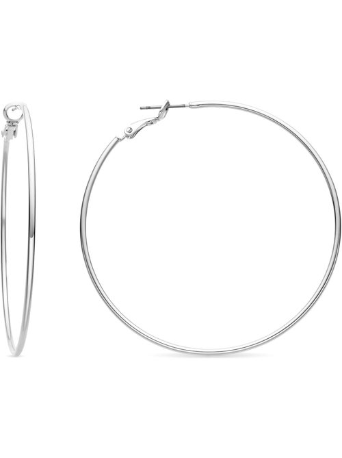 Boucles d'oreilles Luxenter rhodiées - Kelxo - Kiabi