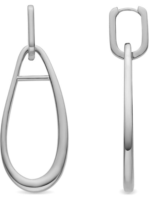 Boucles d'oreilles Luxenter rhodiées - Salsah - Kiabi