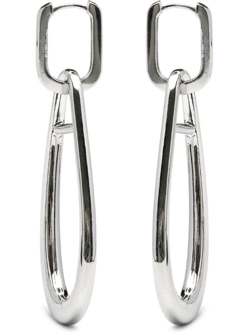 Boucles d'oreilles Luxenter rhodiées - Salsah - Kiabi