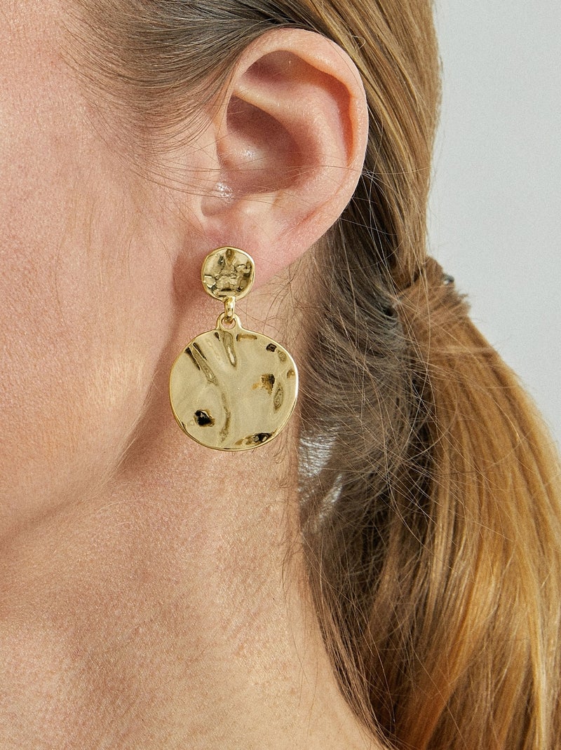 Boucles d'oreilles Luxenter Seriri finition or jaune 18 Kts Doré - Kiabi