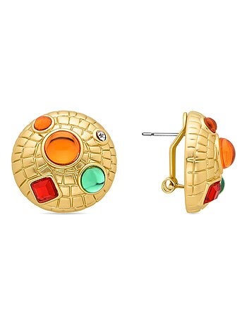 Boucles d'oreilles Luxenter Shurax et plaqué or 18k