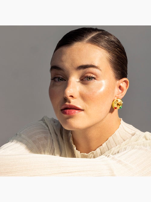 Boucles d'oreilles Luxenter Shurax et plaqué or 18k - Kiabi