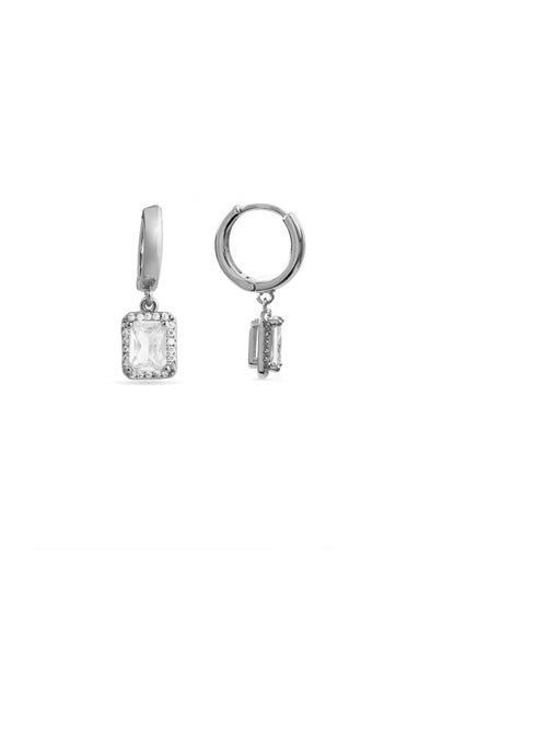Boucles d'oreilles Luxenter Silya rhodiées - Kiabi