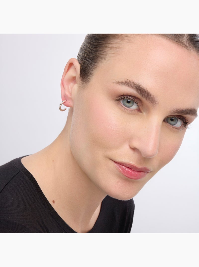 Boucles d'oreilles Luxenter Sisah finition argentée Blanc - Kiabi