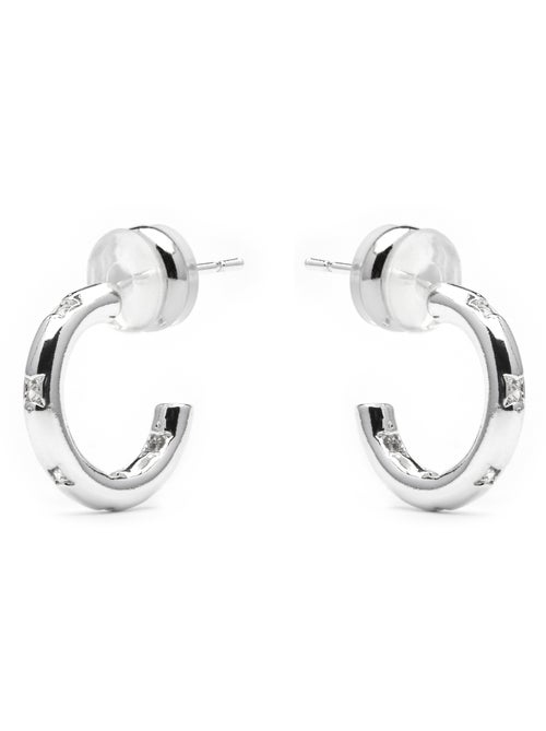 Boucles d'oreilles Luxenter Sisah finition argentée - Kiabi Boucles d'oreilles Luxenter Sisah finition argentée - Kiabi