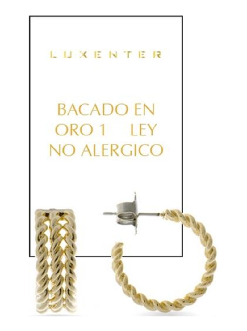 Boucles d'oreilles Luxenter Sisdak en or jaune 18 carats Doré/or - Kiabi